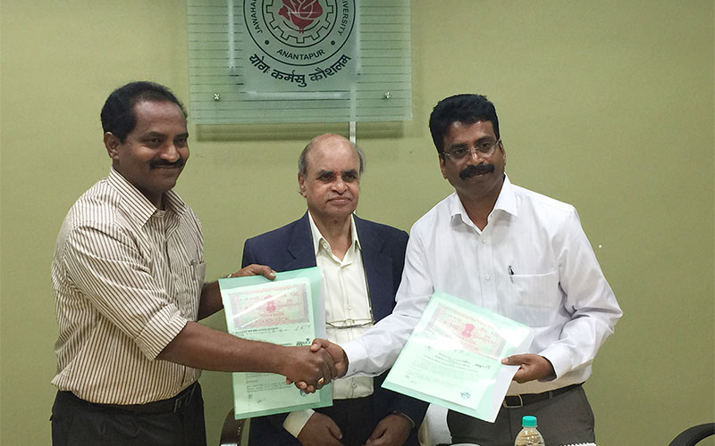 MOU with JNTU - Anantapur, A.P